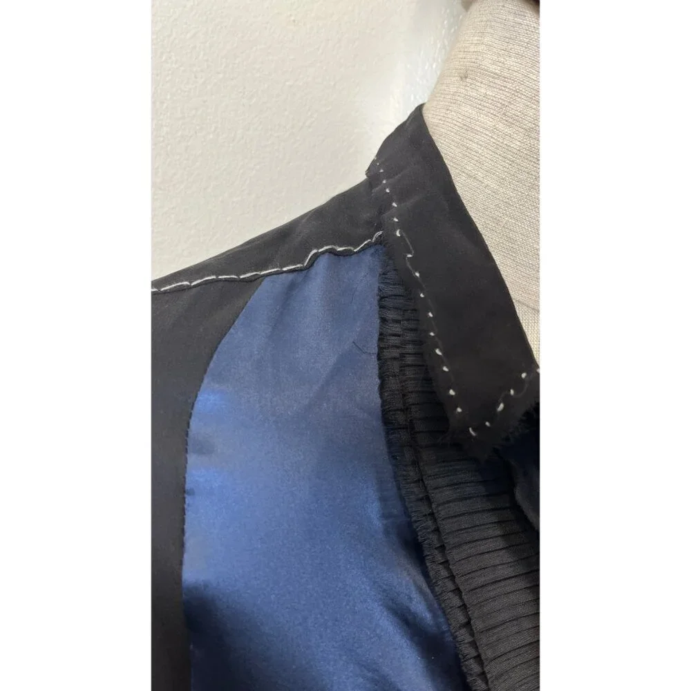 UMIT UNAL COUTURE SILK BLOUSE - Picture 6 of 11